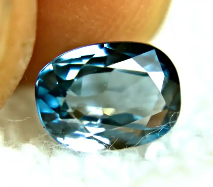 3.82 Carat VVS Blue Southeast Asian Zircon