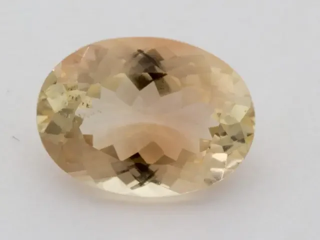 3.8ct Oregon Sunstone, Champagne/Pink Oval (S1232)