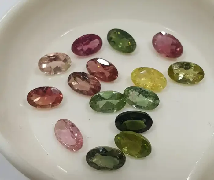 3.95 ct Tourmaline Lot Oval 5x3mm(SKU 75)