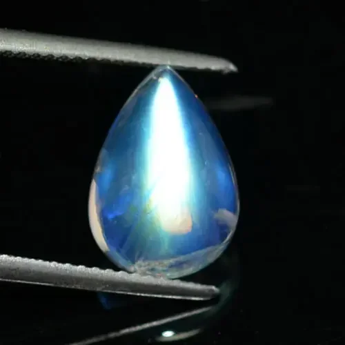 3.95 Cts natural Royal Blue Moonstone Cabochon Bihar – India