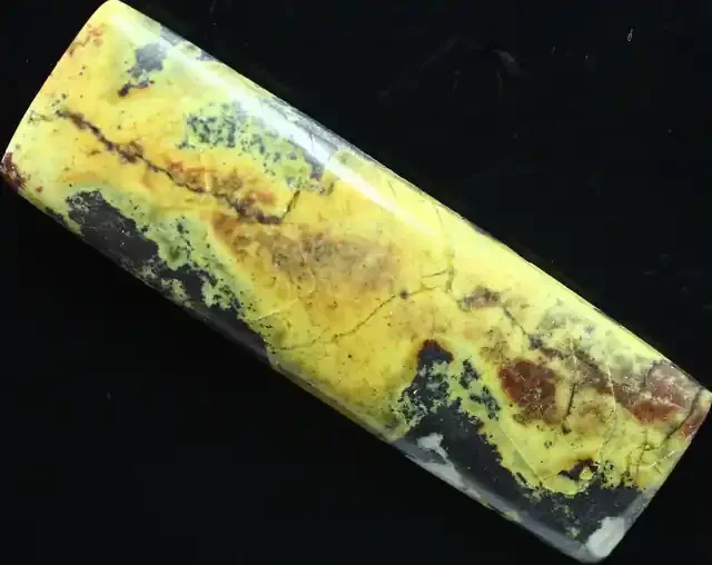 30.15 CTS PICTURE JASPER CABOCHON POLISHED STONE