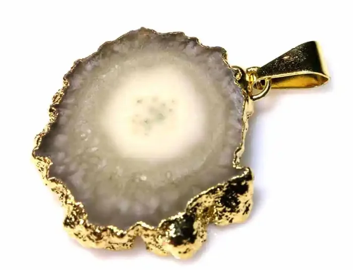 30.15CTS URUGUAY AMETHYST STALACTITE PENDANT SG-3261