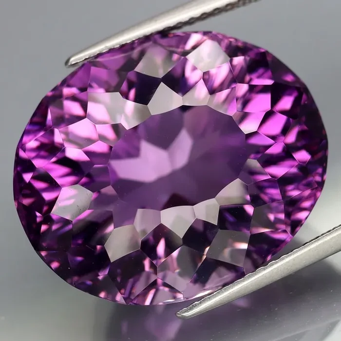 30.19 Ct. Top Quality Natural Rich Purple Amethyst Uruguay Unheated