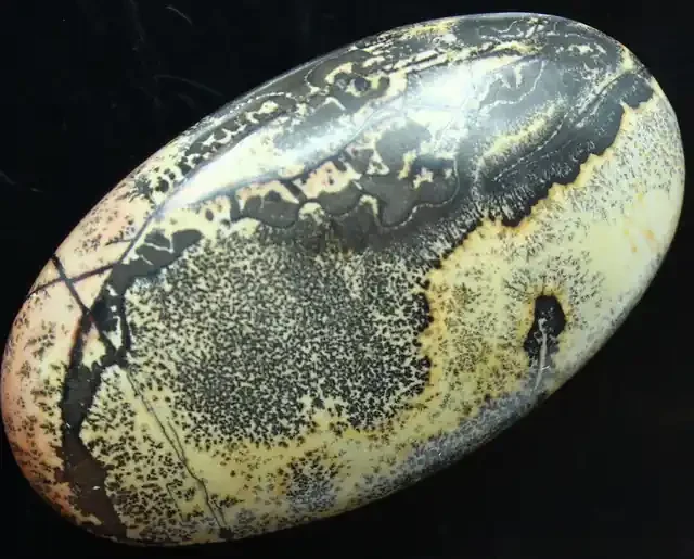 30.25 CTS PICTURE JASPER CABOCHON POLISHED STONE