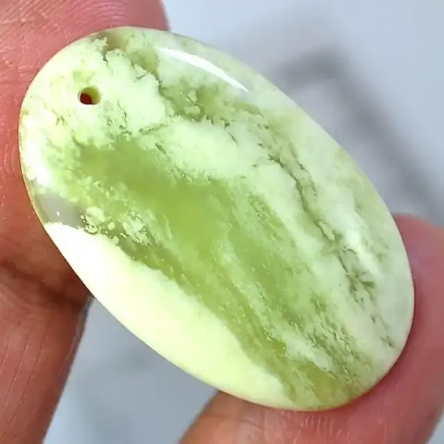 30.3 Carat African Green Opal Pendant Stone