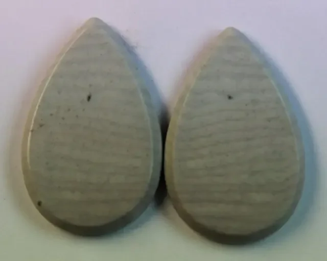30.50 CTS WAVE JASPER PAIR FLAT CAB POLISHED STONE
