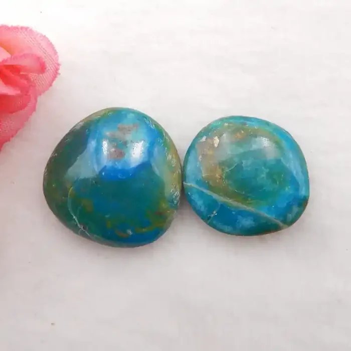 30.5cts Natural Blue Opal Cabochons, October Birthstone, Blue Opal Cabocho