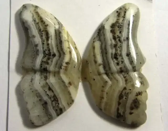 30.7 CTS NATURAL AGATES GEMSTONE PAIR GG93
