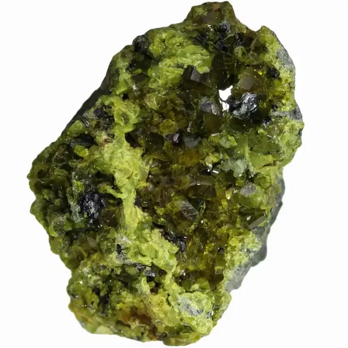 306.55 CTS EPIDOTE AND MAGNETITE SPECIMEN-PAKISTAN [MGW5319]