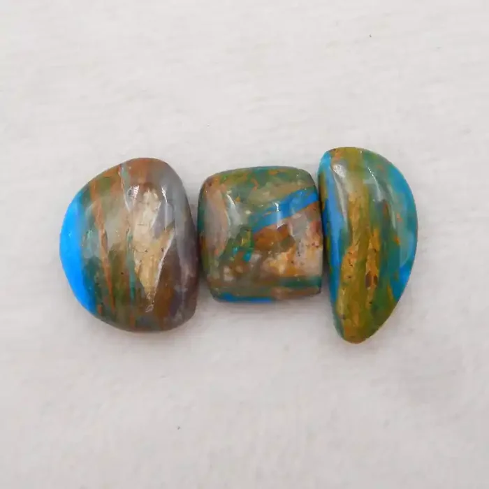 30cts Blue Opal Cabochons, October Birthstone, Blue Opal Cabochons H537