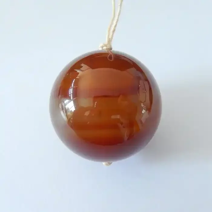 30X30MM Natural Agate Round Necklace Pendant Bead(17122502)