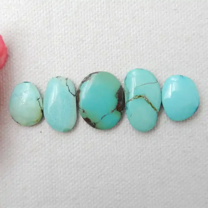 31ct Turquoise Cabochons,Lucky Turquoise Gemstone ,Healing Stone E461