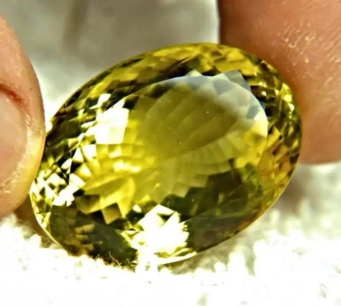 32.26 Carat African VVS Lemon Quartz