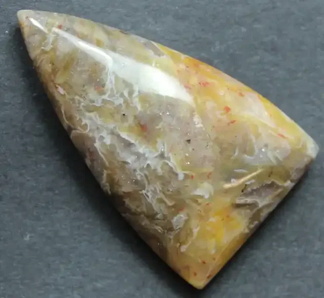 32.30 CTS SAGENITE AGATE CABOCHON STONE FROM OLD COLLECTION