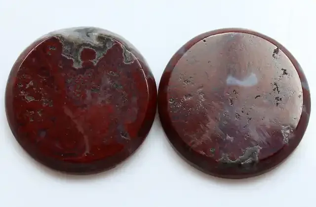 32.90 CTS PLUM AGATE PAIR PAUL BUNYAN CALIFORNIA AREA
