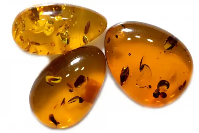 32 Cts Parcel 3 Honey Yellow Amber Gemstones AM 1709