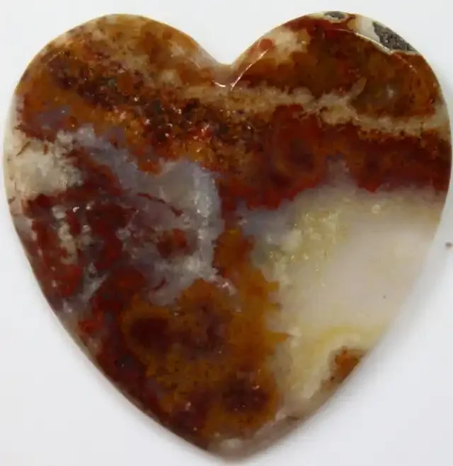 33.30 CTS AGATE POLISHED HEART STONE GREAT RANGE IN STORE