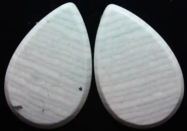 33.50 CTS WAVE JASPER PAIR FLAT CAB POLISHED STONE