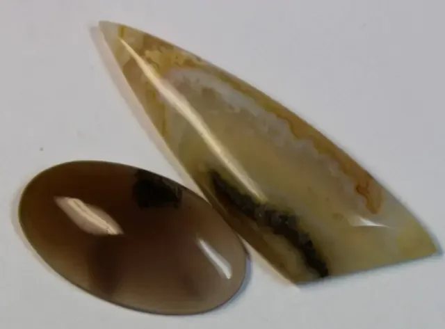 34.20 CTS 2 STONE AGATE PARCEL DEAL