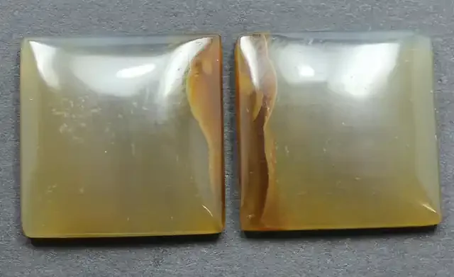 34.25 CTS WYOMING AGATE PAIR PERFECT FOR EARRINGS