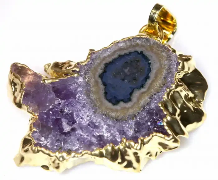 34 CTS URUGUAY AMETHYST STALACTITE PENDANT SG-3286