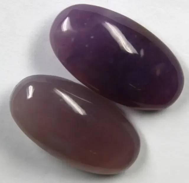 35.0 CTS AMETHYST PAIR POLISHED STONES