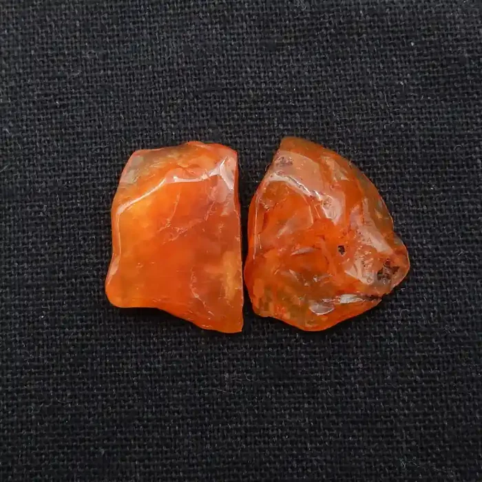 35.5cts 2pcs Agate Nugget Cabochons ,Agate Cabochon Pair G876