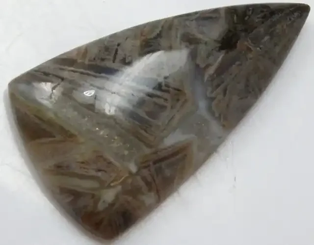 36.05 CTS SAGENITE AGATE CABOCHON STONE FROM OLD COLLECTION