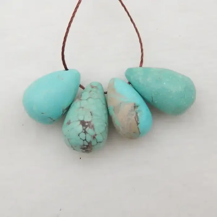 36cts Handmade Gemstone ,Turquoise Pendant Beads G631