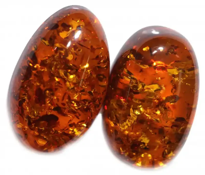 37 Cts Pair Cabochon Gemstones AM 1774