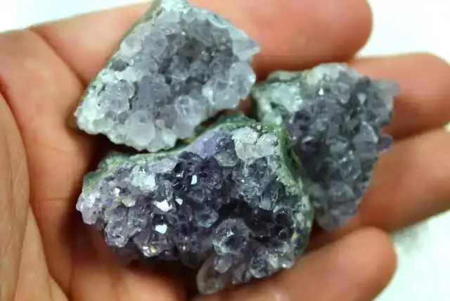 378.85 CTS 3 PIECES AMETHYST GEMSTONE DISPLAY SPECIMEN