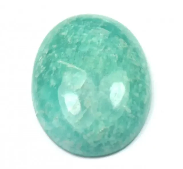 38mm Amazonite oval cabochon 55.95ct Turquoise color