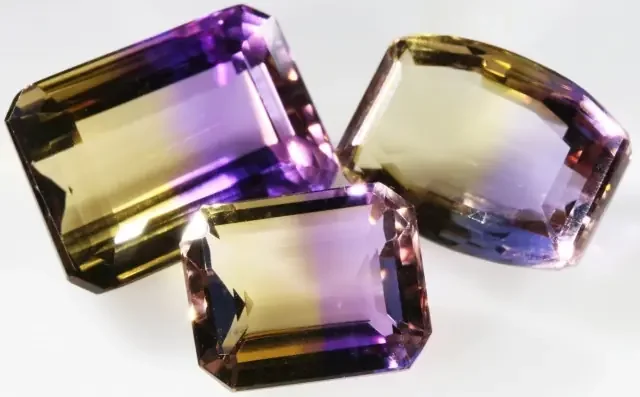 39.50 CTS FACETED NATURAL AMETRINE GEMSTONES PARCEL [GOGO157]