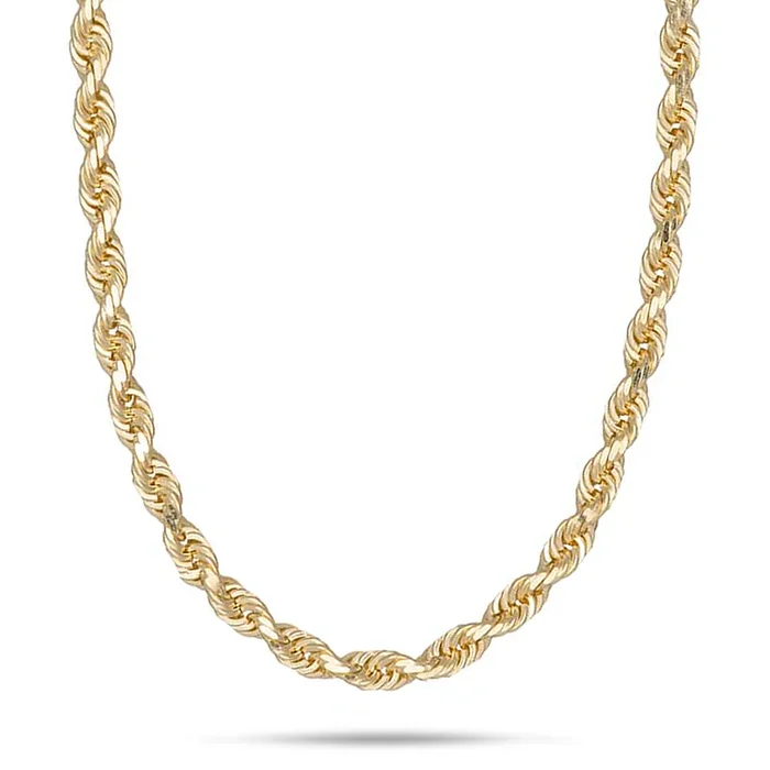 3mm Rope Chain in Gold