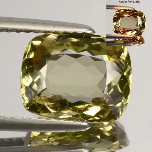 4.02 Cts Natural Rarest Color Change Diaspore Cushion Cut Turkey