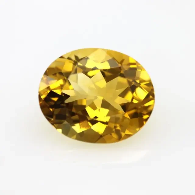 4.11cts Golden Yellow Citrine Oval Shape