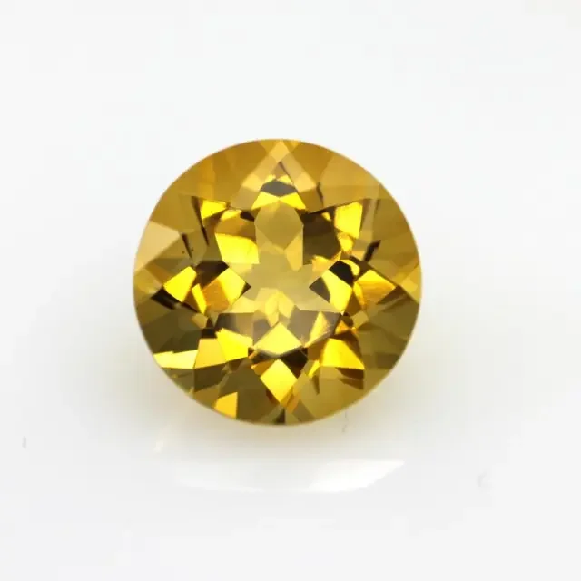 4.15cts Golden Yellow Citrine Round Shape