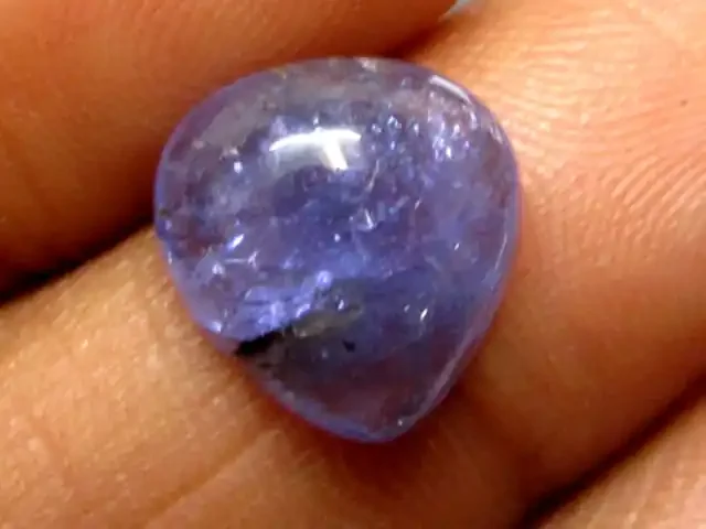 4.25 Cts Cabochon Charyouty Tanzanite gemstone GG 1380