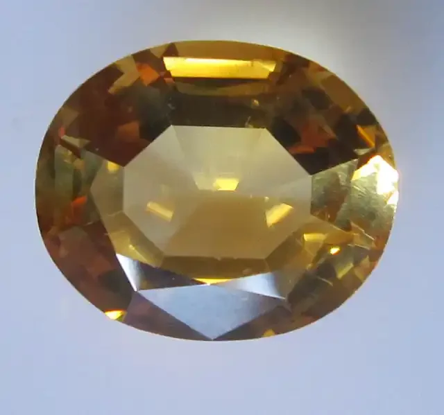 4.30cts Golden Yellow Citrine Oval Shape