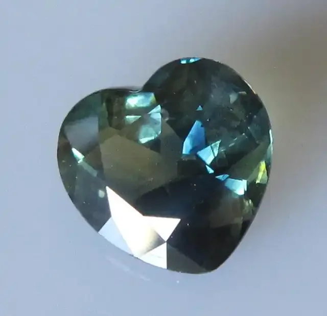 4.35cts Natural Australian Parti Colour Heart Shape Sapphire