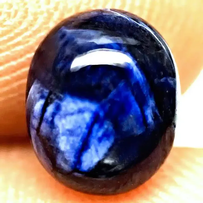 4.45 Carat Fancy, Vibrant Sapphire Cabochon – Gorgeous