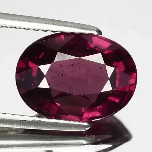 4.52 Cts Natural Purple Pink Garnet Oval Cut Mozambique