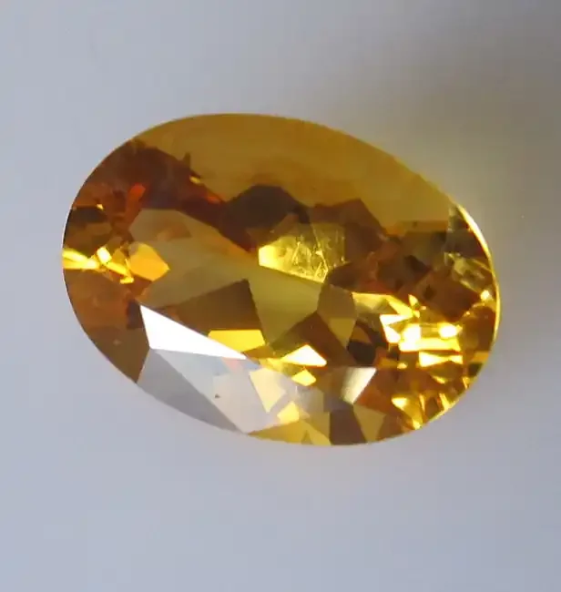 4.97cts Golden Yellow Citrine Oval Shape