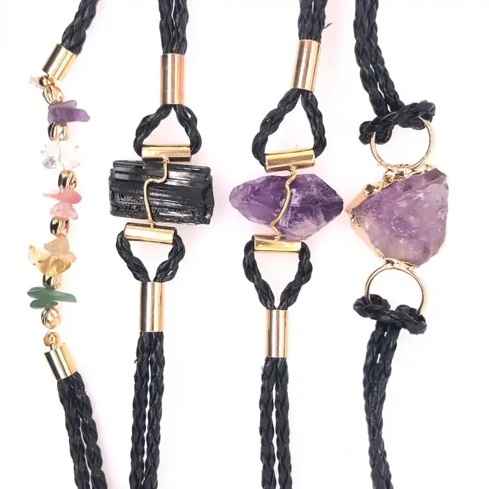 4 x Raw Rock Gemstones Bracelet – BR 957