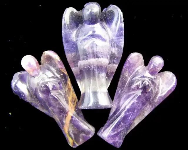 400 Cts parcel three Large Fluroite Angels GG 1434
