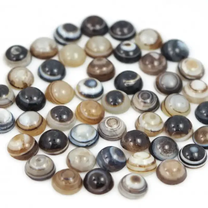 400Cts parcel 70 button beads Jasper Gemstones W1209