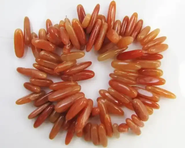 410 Cts Aventurine Bead Strand GG 1869