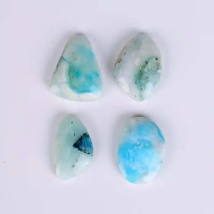 41ct Natural blue opal cabochon bead customized jewelry (18091549)