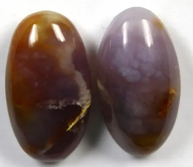 42.40 CTS AMETHYST PAIR POLISHED STONES
