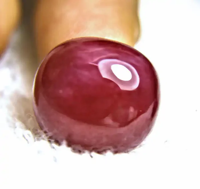 43.29 Carat Deep Red Ruby – Gorgeous